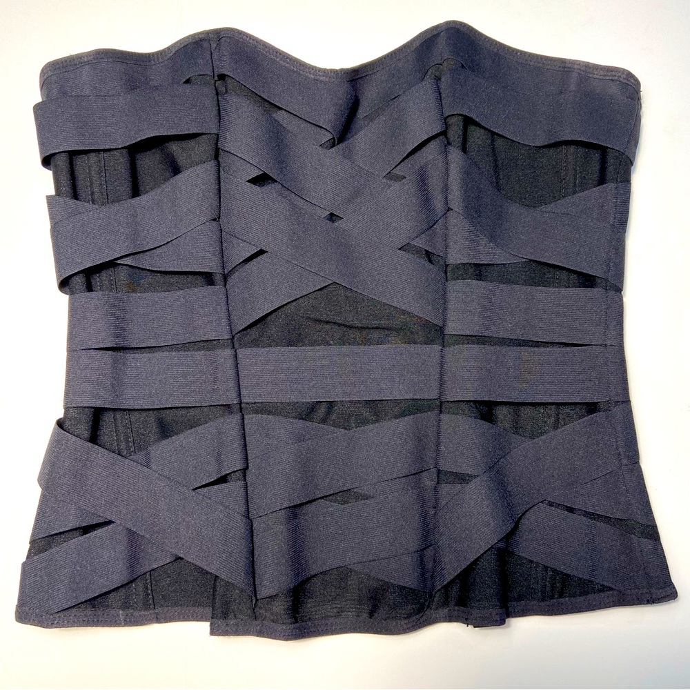 FREDERICK’S of HOLLYWOOD Sexy Black Corset/Bustier Size L